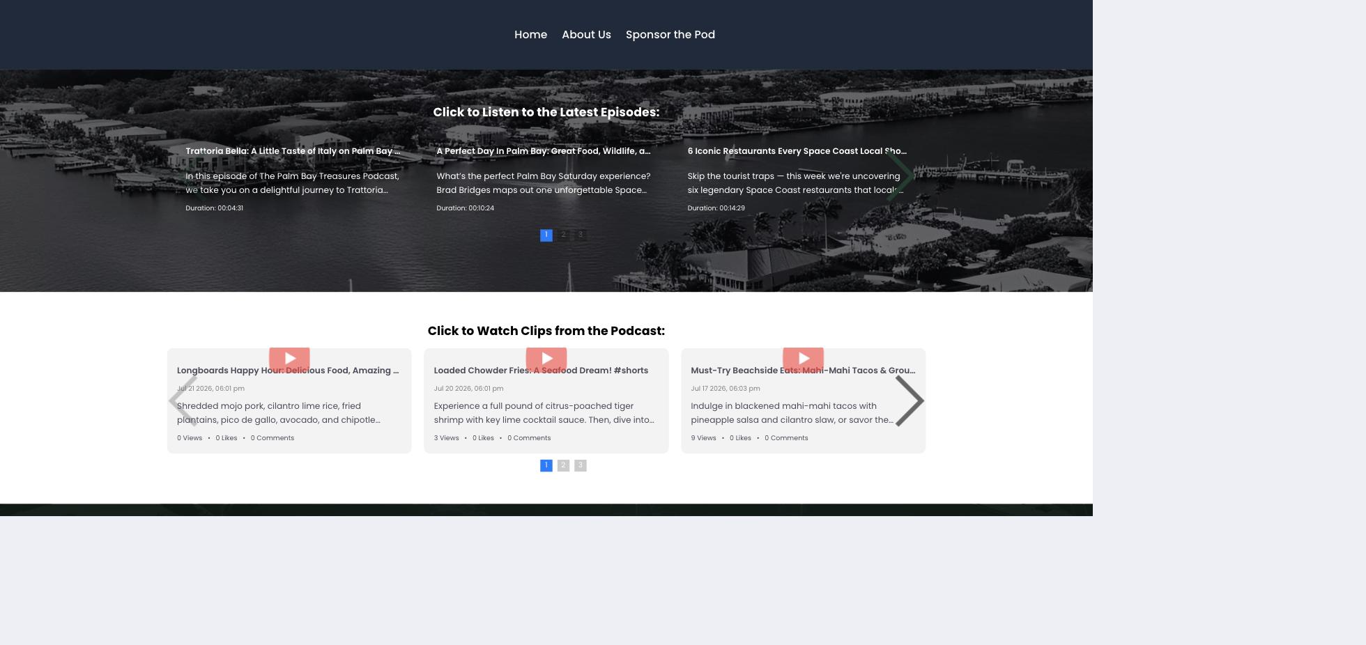 Palm Bay Treasures website